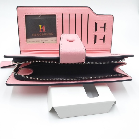 Women Girls Leather Wallet Cards Holder Handbag - Picture 3 of 5